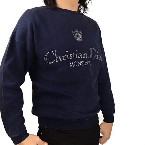 christian dior monsieur sweatshirt vintage|Christian Dior shirt men.